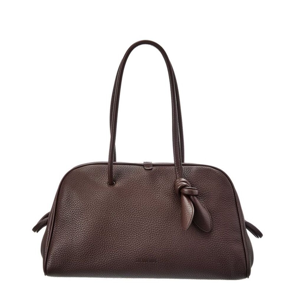 Jacquemus The Turismo Large Leather Shoulder Bag, Brown